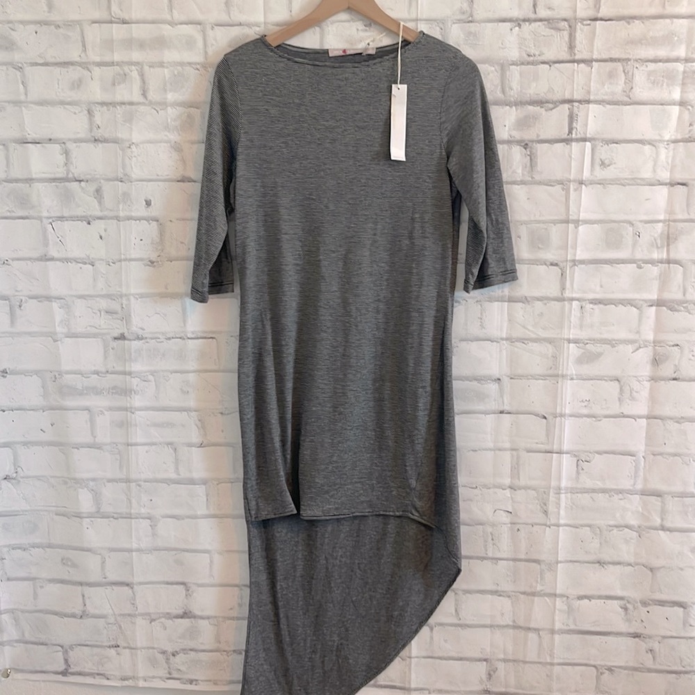 NWT Mickey and Jenny stripe high long dress